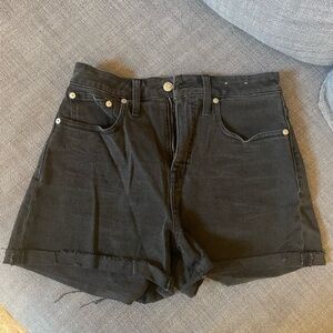 Madewell Curvy High Waisted Denim Shorts